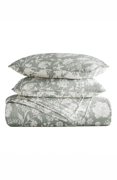 Pattern Reversible Quilt & Sham Set