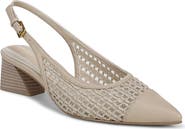 Franco Sarto Racer Slingback Pointed Toe Pump
