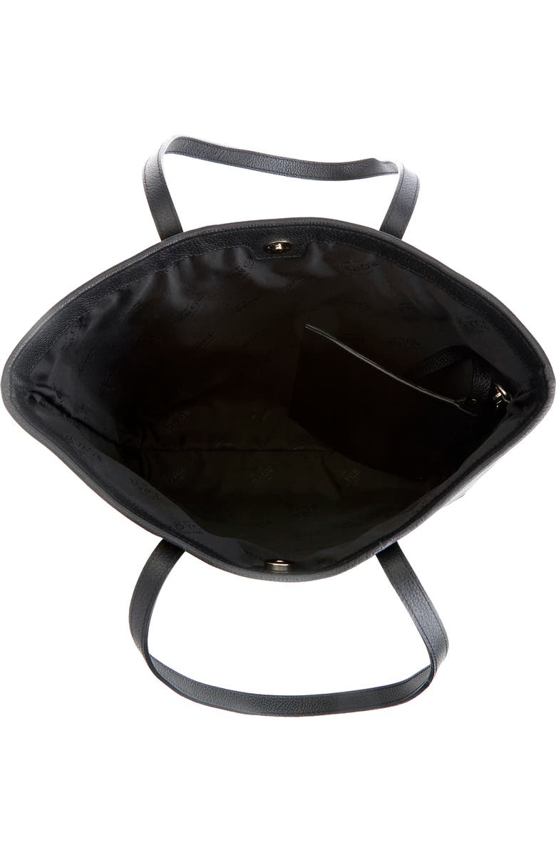 ROYCE New York Tall Leather Tote with Wristlet, Alternate, color,