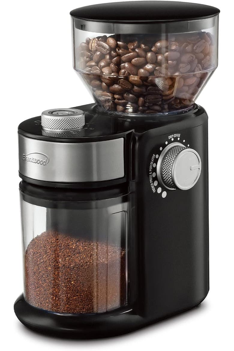8Oz Automatic Coffee Bean Grinder Mill, Main, color, Black
