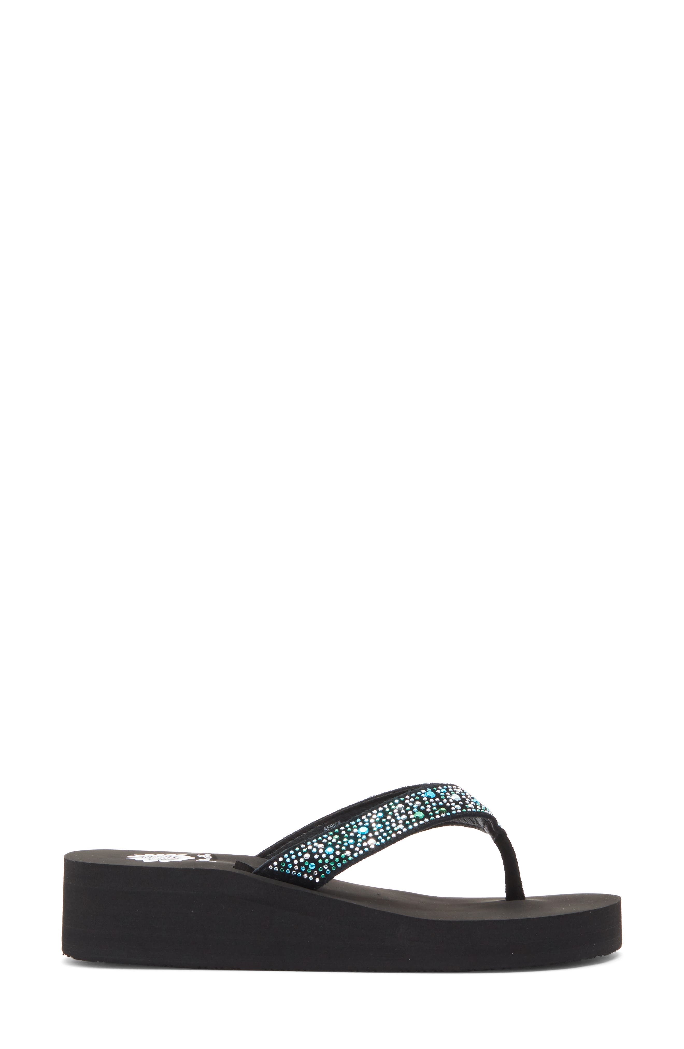 Africa Flip Flop Sandal, Alternate, color, TURQUOISE MULTI