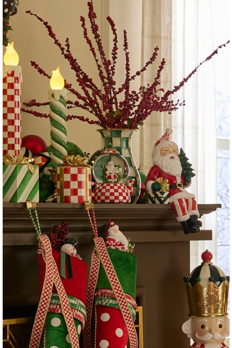 Check It Out Teapot Snow Globe, Alternate, color, RED
