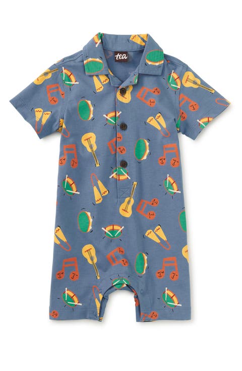 Camp Collar Baby Romper