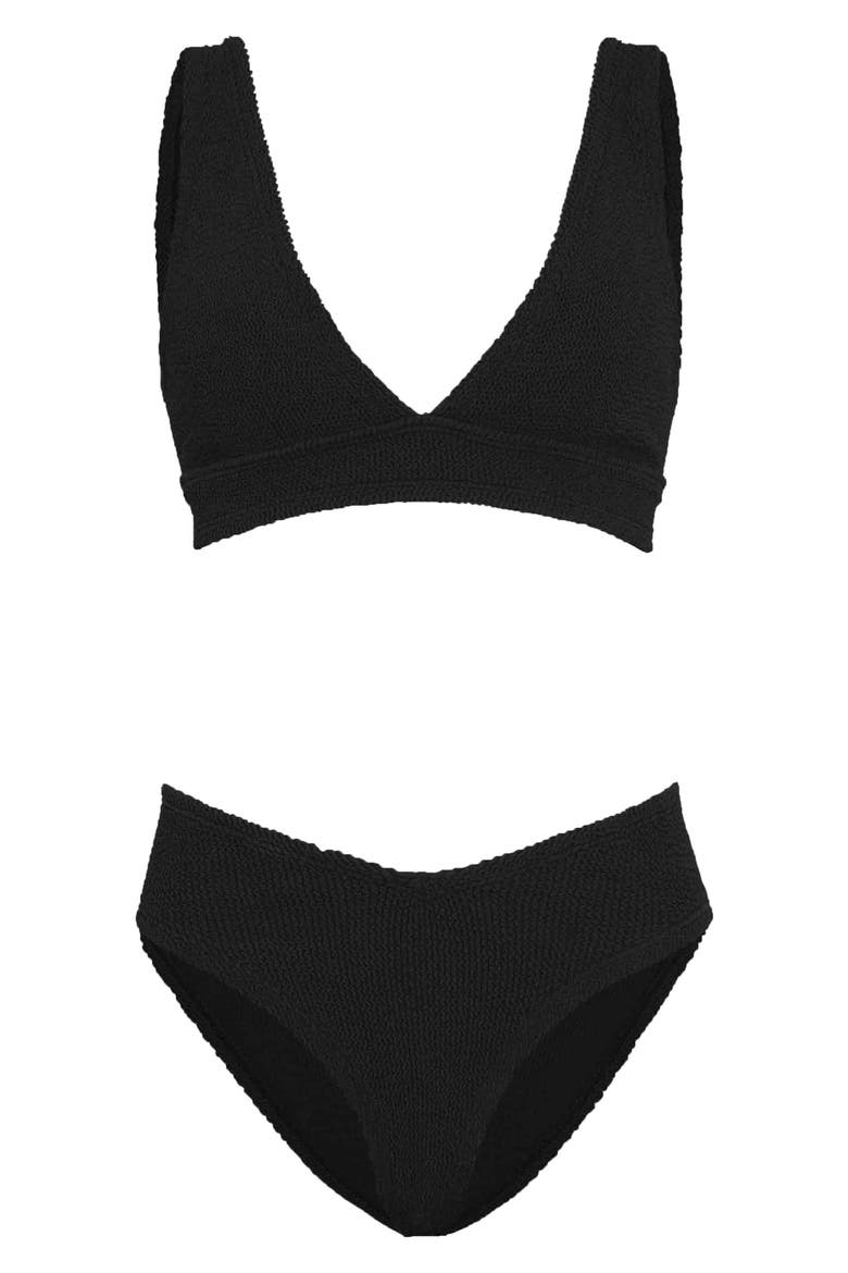 Angel Two-Piece Bikini Swimsuit, Alternate, color, BLACK