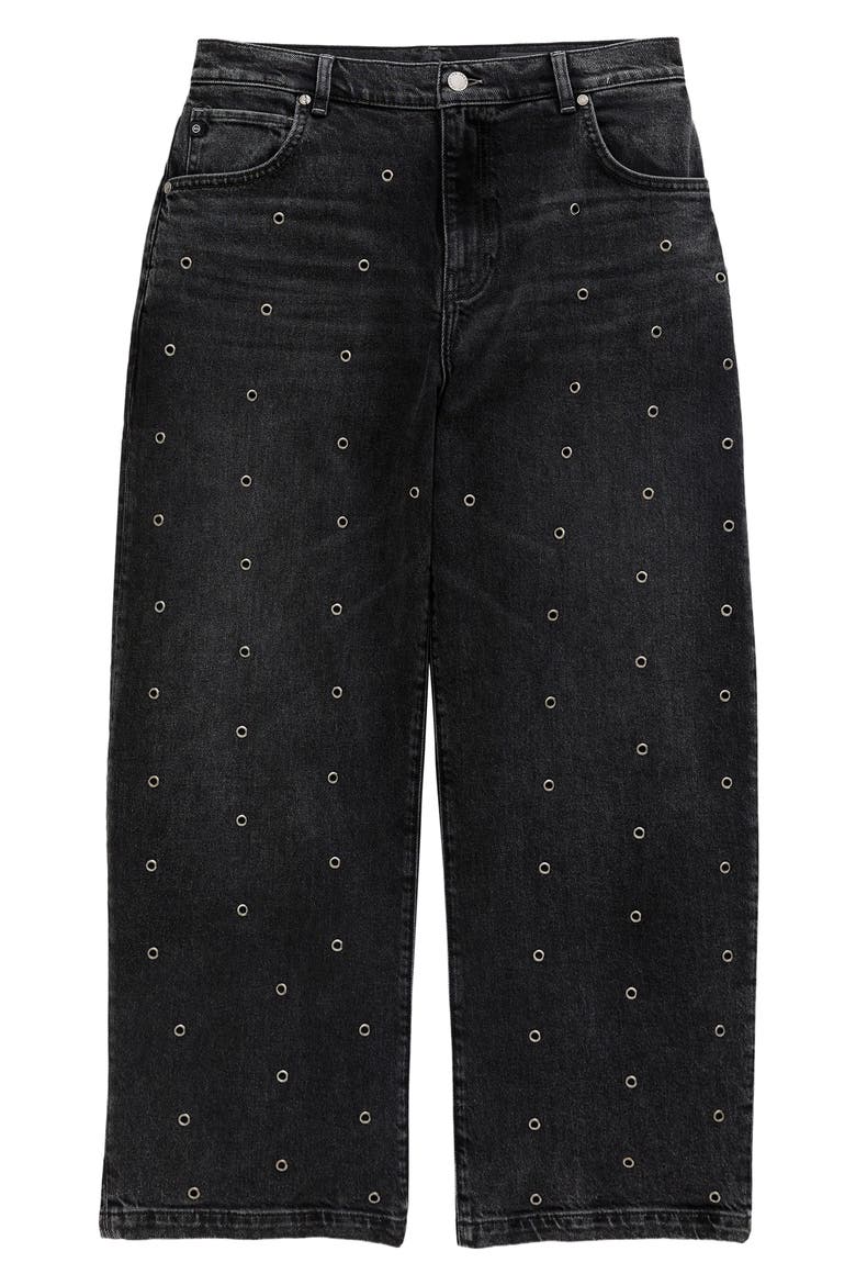 Hattie Grommet High Waist Ankle Barrel Jeans, Alternate, color, INNOVATION