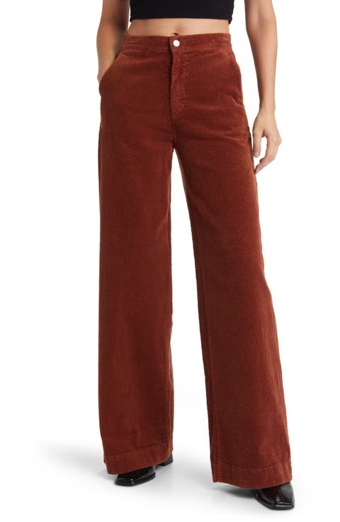 Devon Wide Leg Corduory Pants