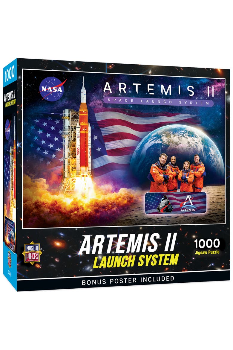 1000 Piece Jigsaw Puzzle - Artemis II Launch System - 18"x24", Main, color, Multicolor