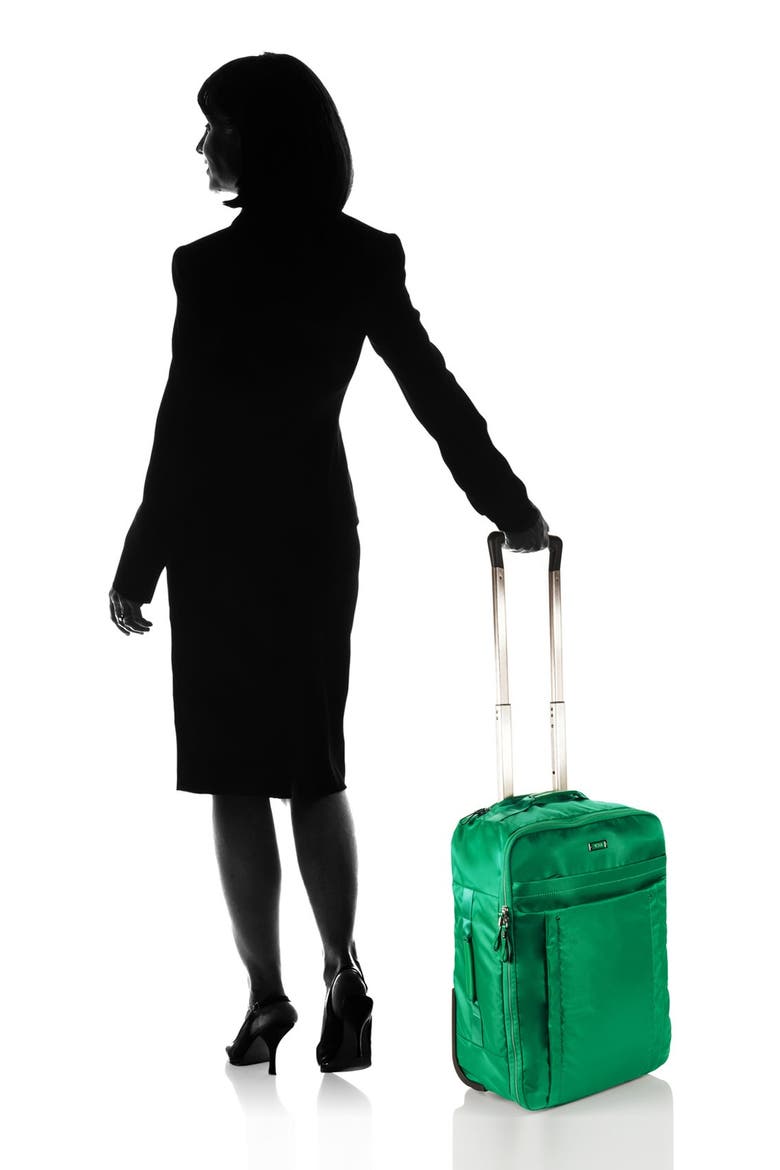 'Super Léger' International Wheeled Satchel, Alternate, color, EMERALD