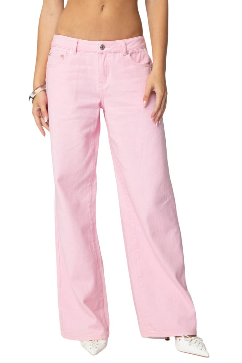 Roman Nonstretch Low Rise Slouchy Wide Leg Jeans (Women) | Nordstrom