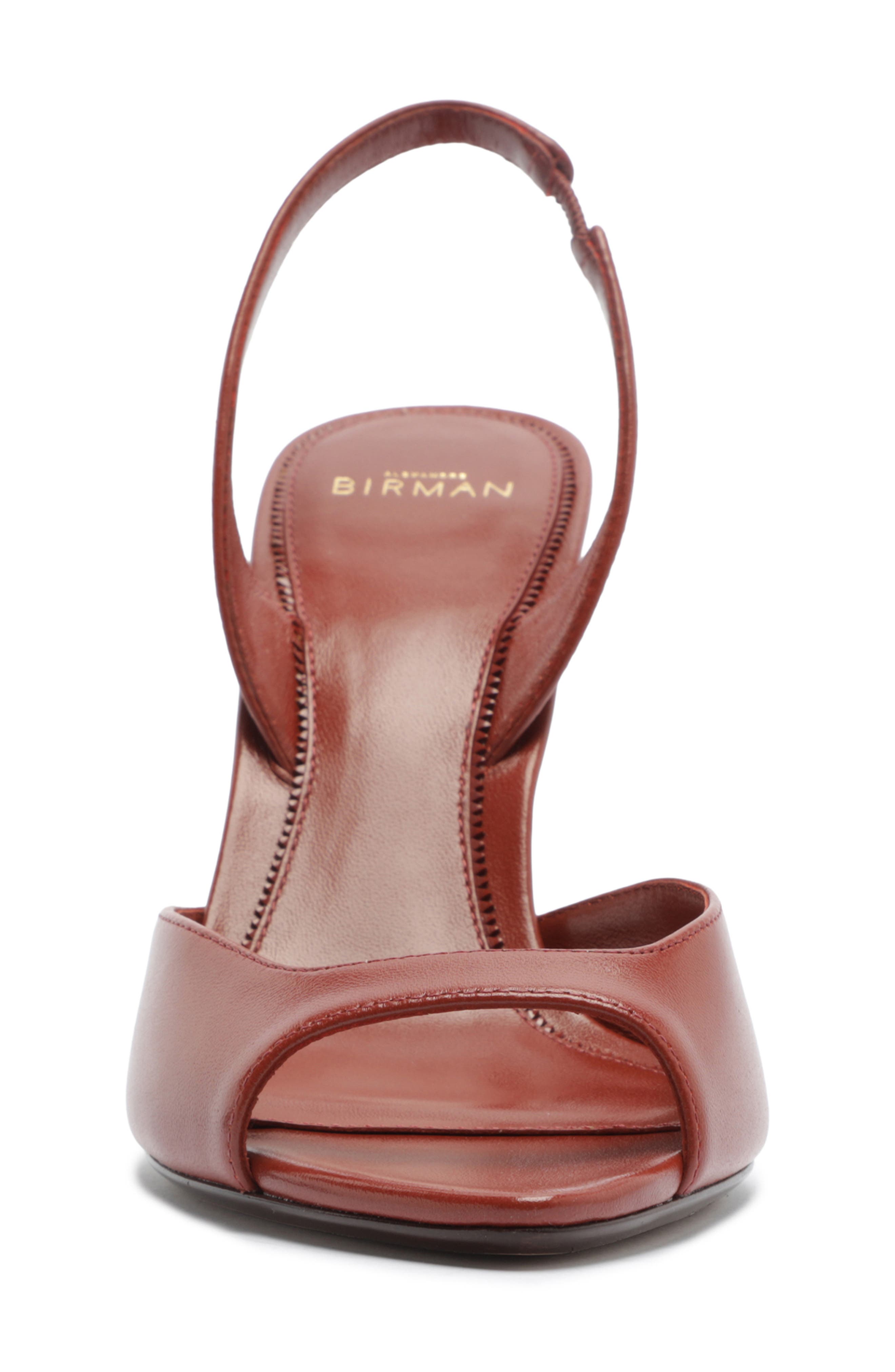 Alexandre Birman Tropicana Slingback Sandal, Alternate, color, Henna