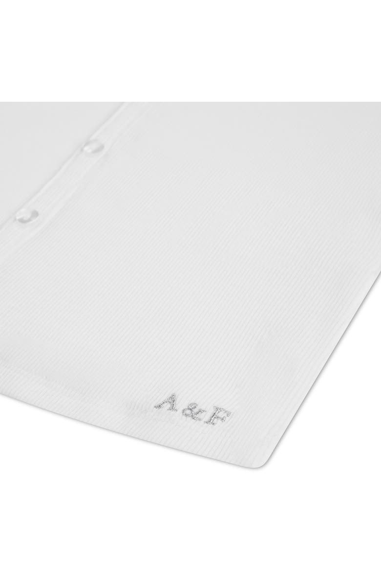 abercrombie kids Kids' Rib Knit Button-Up Tank, Alternate, color, Bright White