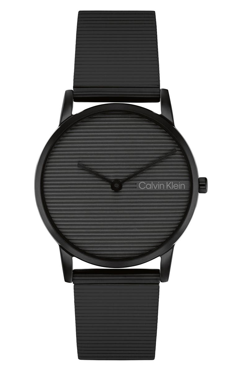 Calvin Klein Feel Bracelet Watch, 30mm, Main, color, Grey
