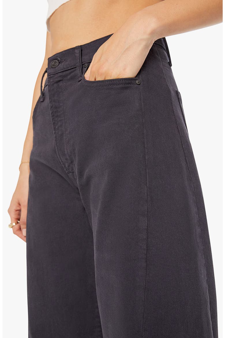The Half Pipe Flood High Waist Barrel Jeans, Alternate, color, FADED BLACK