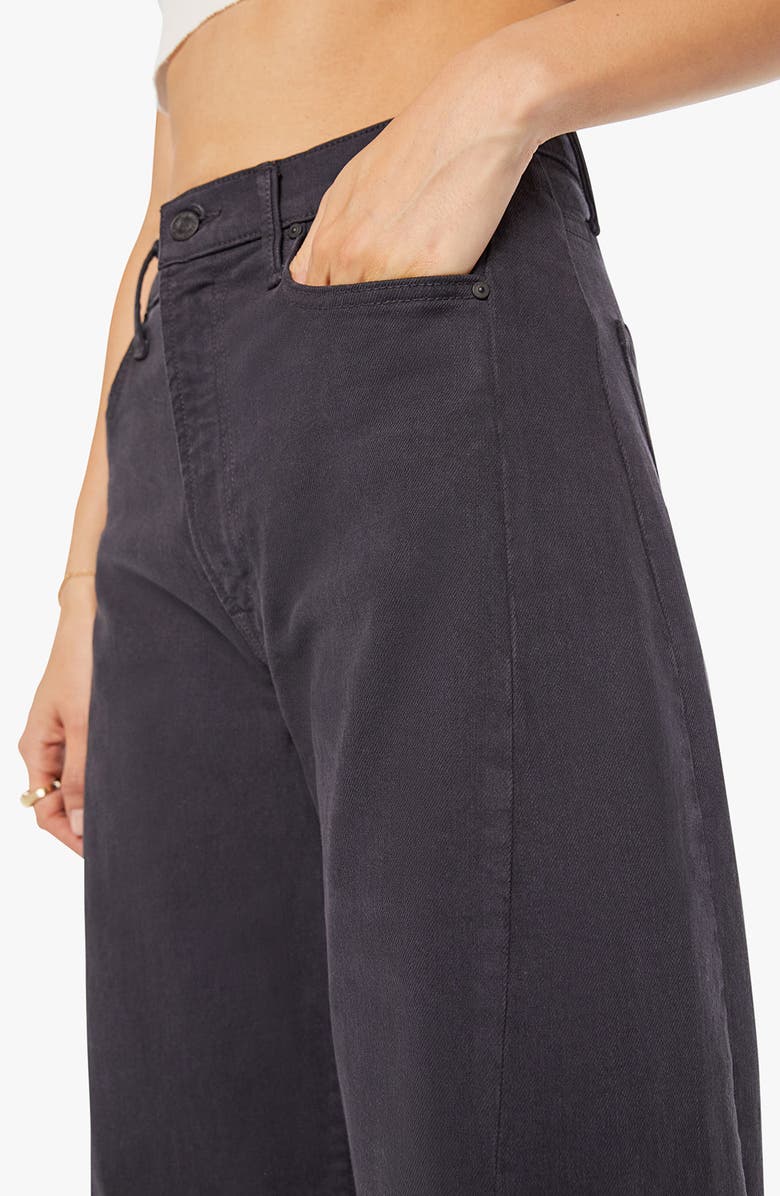 MOTHER The Half Pipe Flood High Waist Barrel Jeans, Alternate, color, Faded Clack