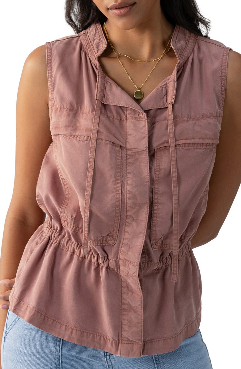 Sanctuary Leah Surplus Vest, Main, color, 