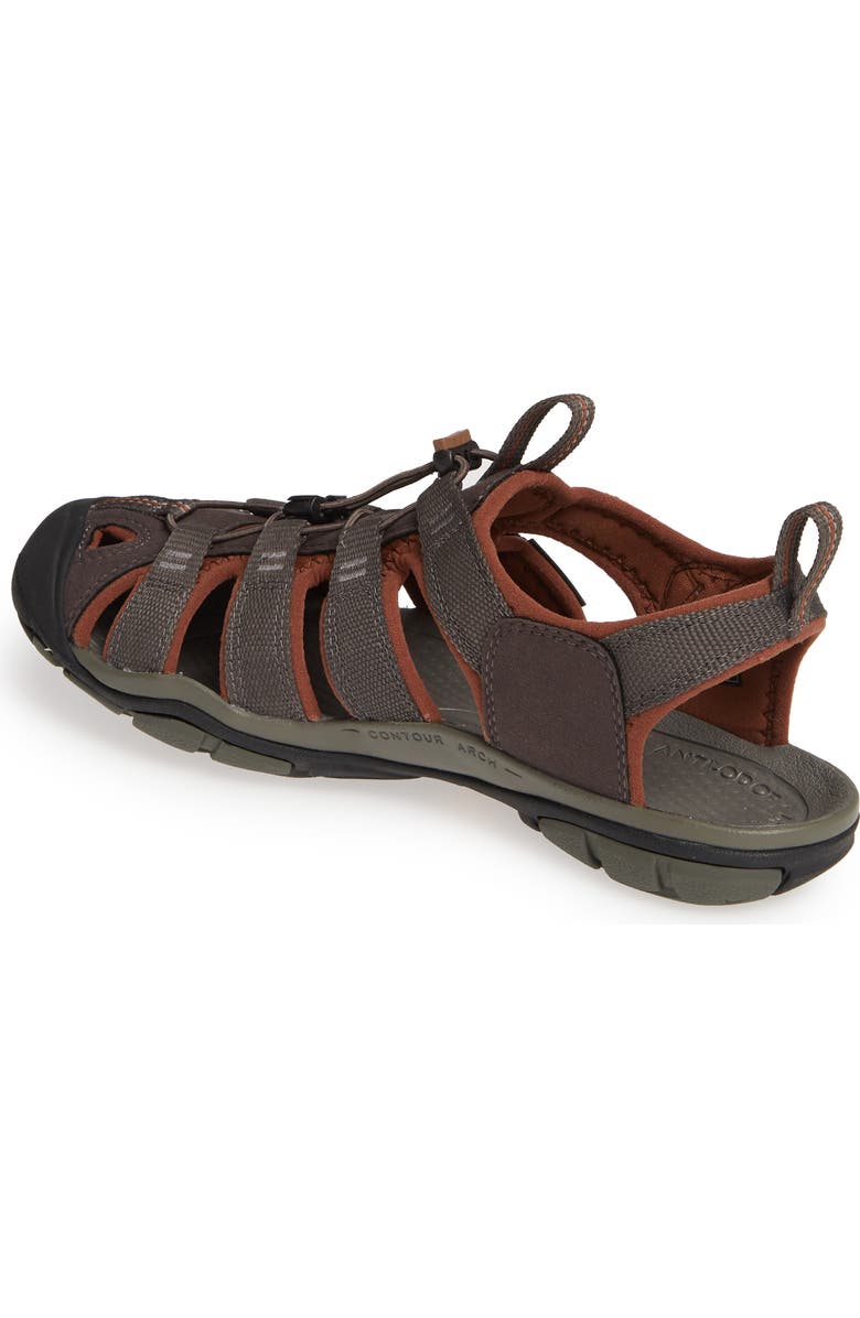KEEN 'Clearwater CNX' Sandal, Alternate, color, Raven/Tortoise Shell