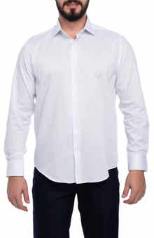 VELLAPAIS Barkson Slim Fit Cotton Dress Shirt