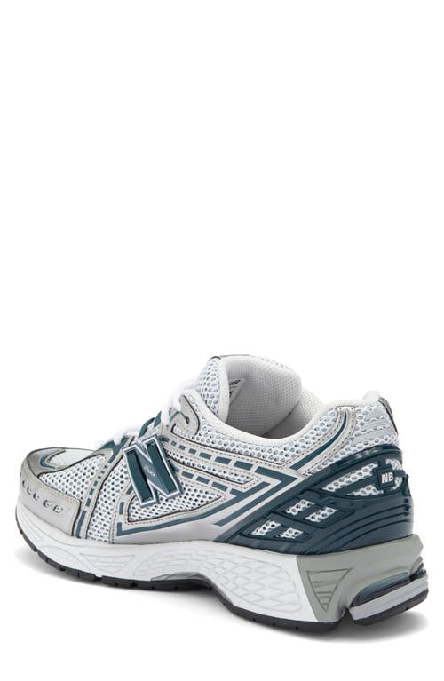 New Balance 1906r Round-head Sneakers In Silver Metallic/deep Ocean