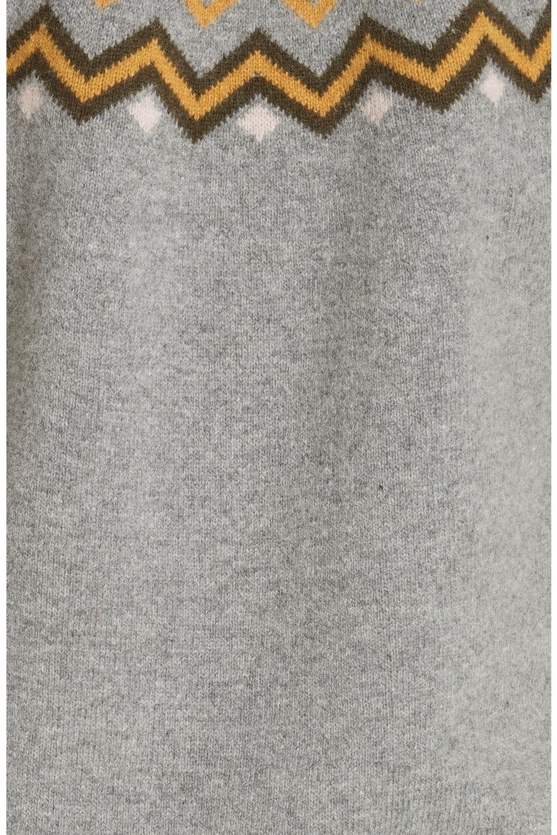 Mysheli Fair Isle Sweater, Alternate, color, GREY