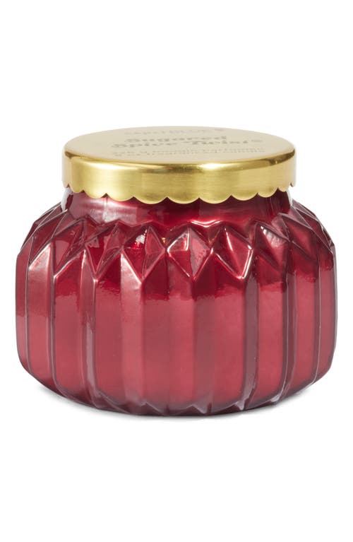 Capri Blue Sugared Spice Twist Scented Royal Gem Signature Candle In Red