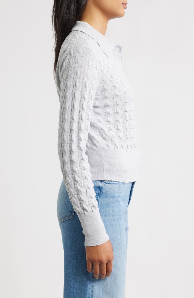 MARGARET O'LEARY Marley Button Front Cotton Cardigan, Alternate, color, 