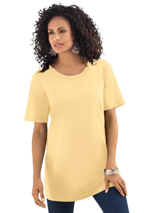 Plus Size Cotton Ultimate Crewneck Tee (Plus)
