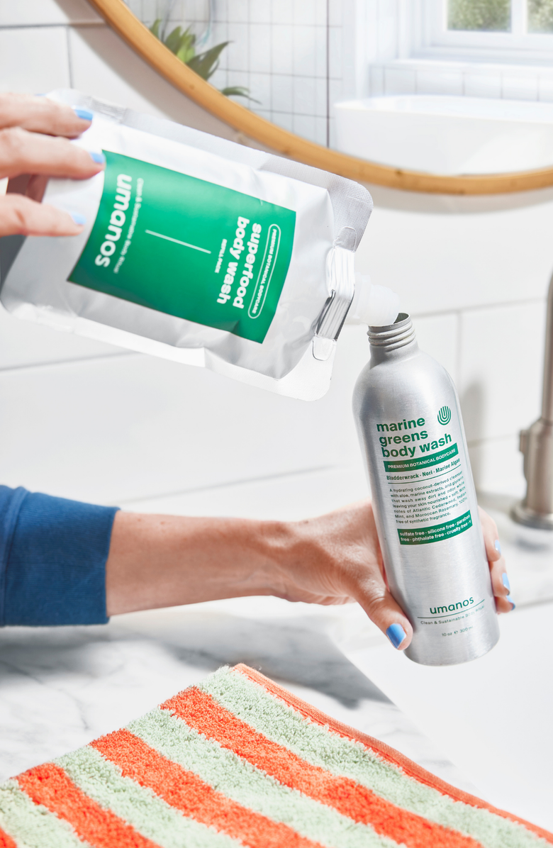 umanos Superfood Nourishing Body Wash Refill, Alternate, color, Clear