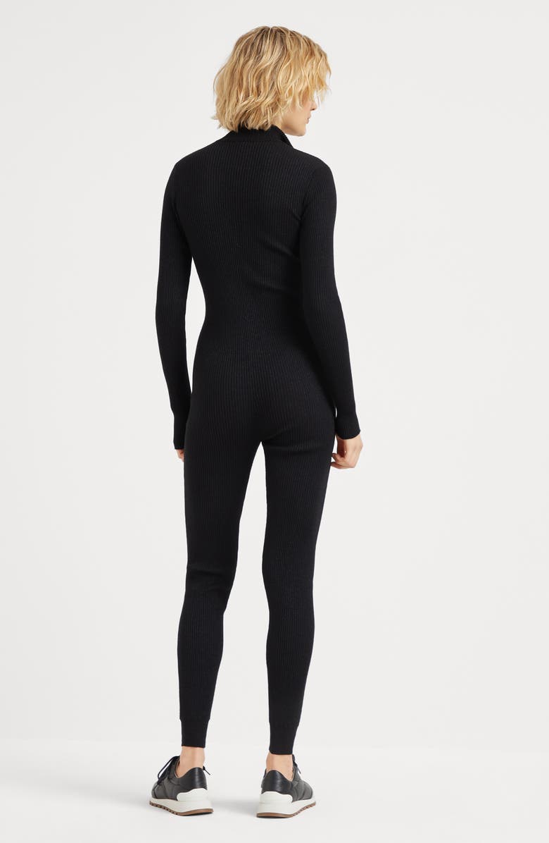 Brunello Cucinelli Sparkling jumpsuit with monili, Alternate, color, 