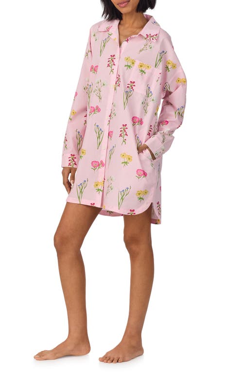 Bedhead Pajamas Print Organic Cotton Poplin Ballet Sleep Shirt