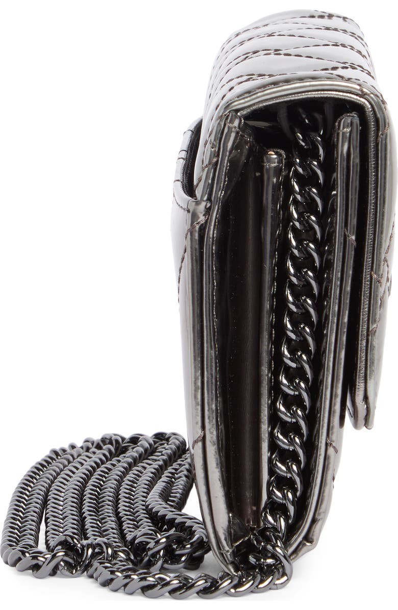 Kurt Geiger London Kensington Quilted Leather Wallet on a Chain, Alternate, color,