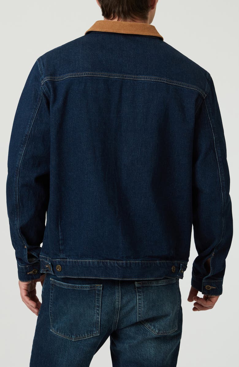 Mavi Jeans Willy Corduroy Collar Denim Jacket, Alternate, color,