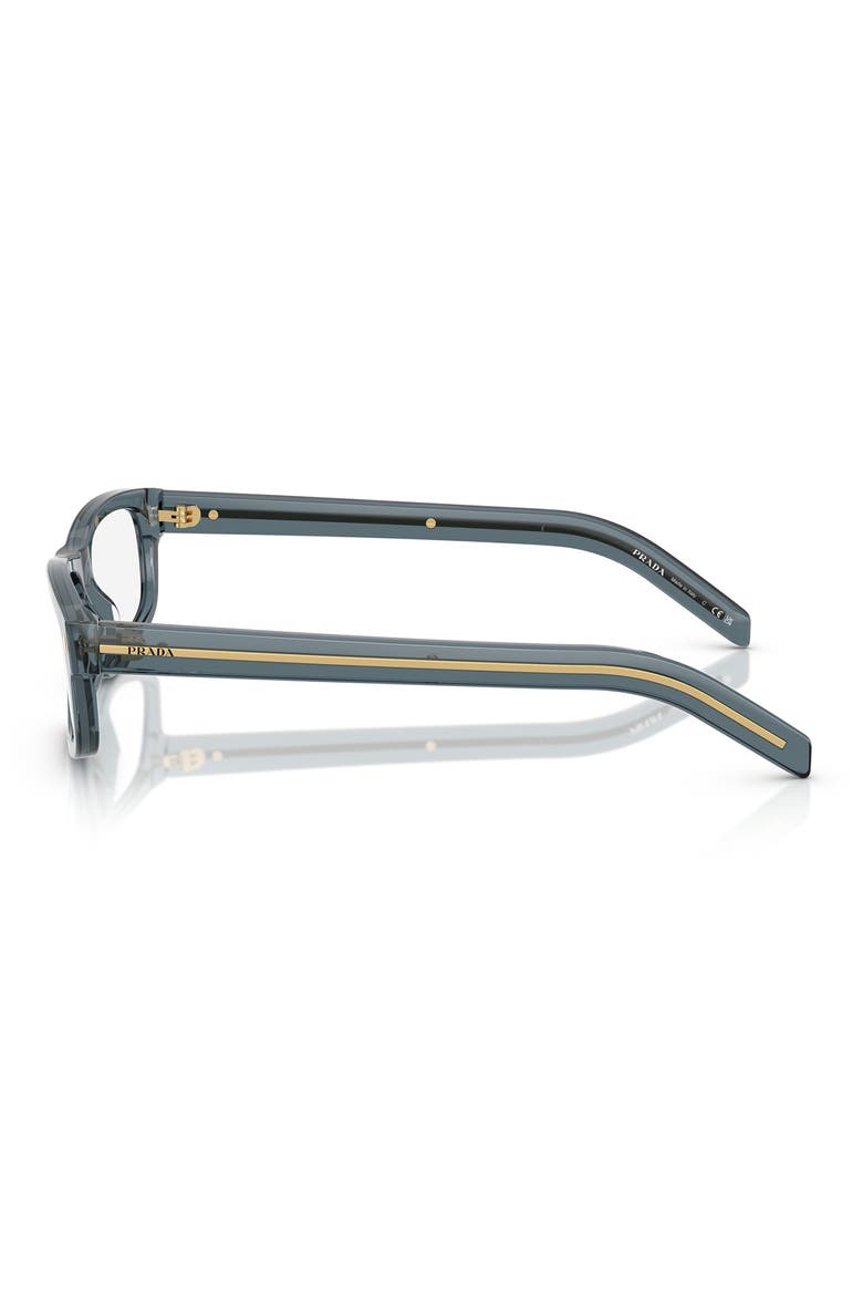 57mm Rectangular Optical Glasses, Alternate, color, BLUE