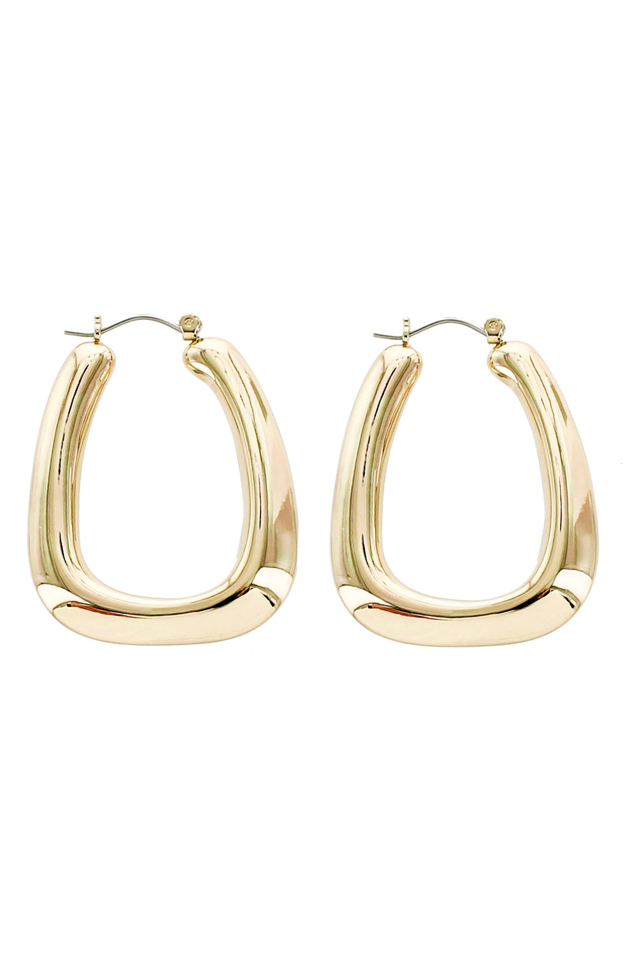Panacea Rectangular Tube Hoop Earrings