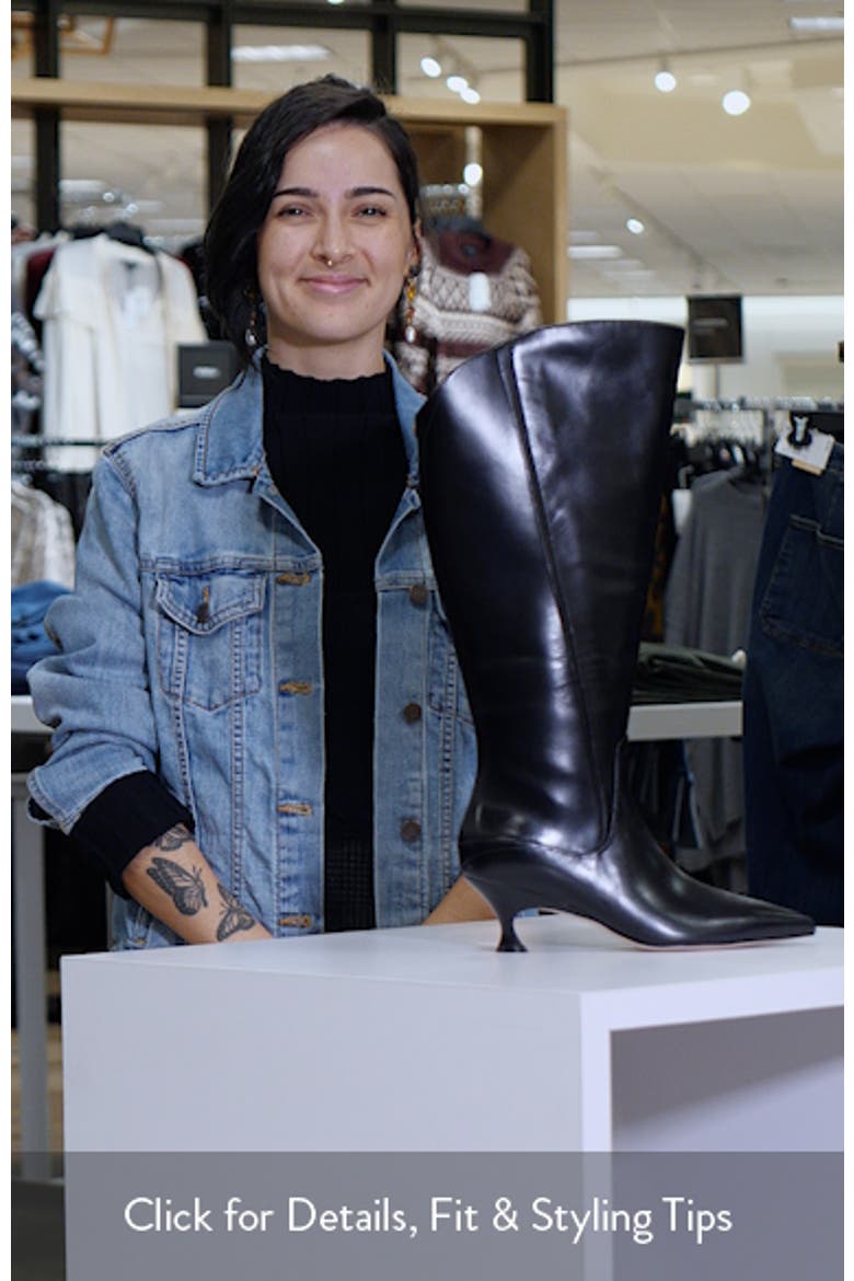 Pepper Kitten Heel Knee High Boot video