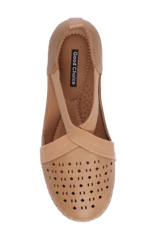 Gc Shoes Genny Flat In Tan