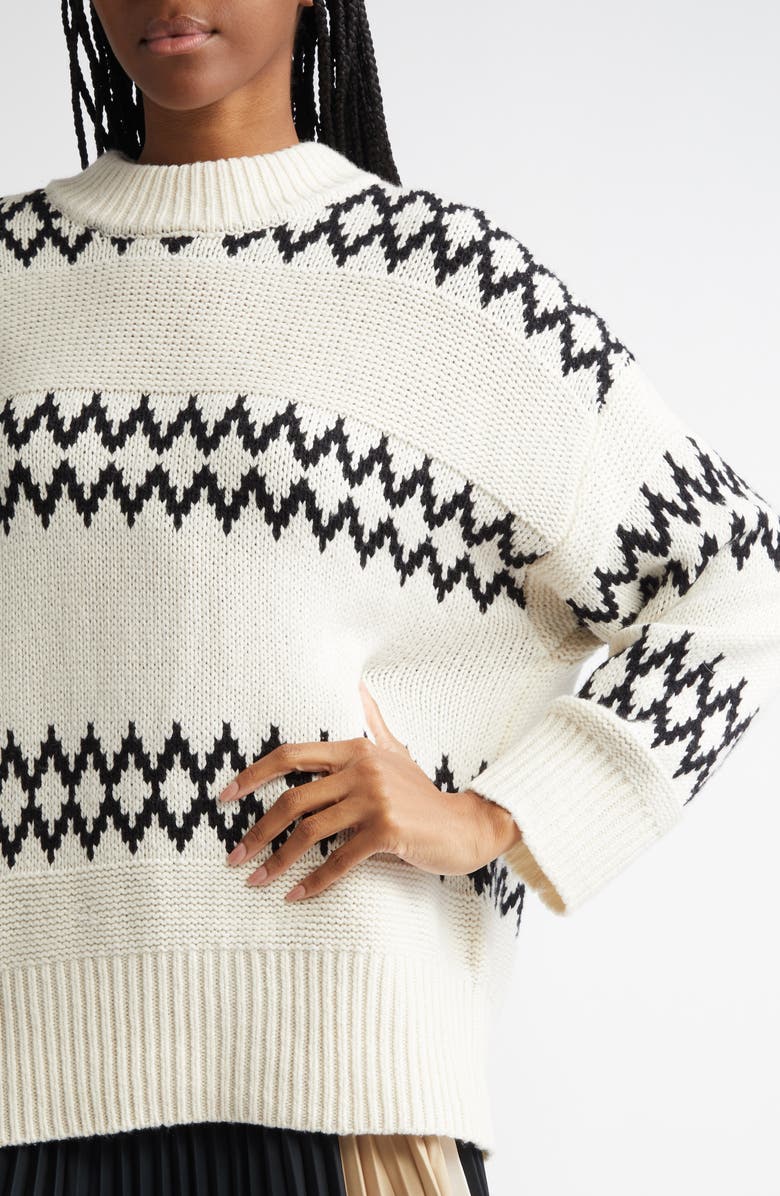 Reiss Ivy Wool Blend Fair Isle Sweater, Alternate, color,