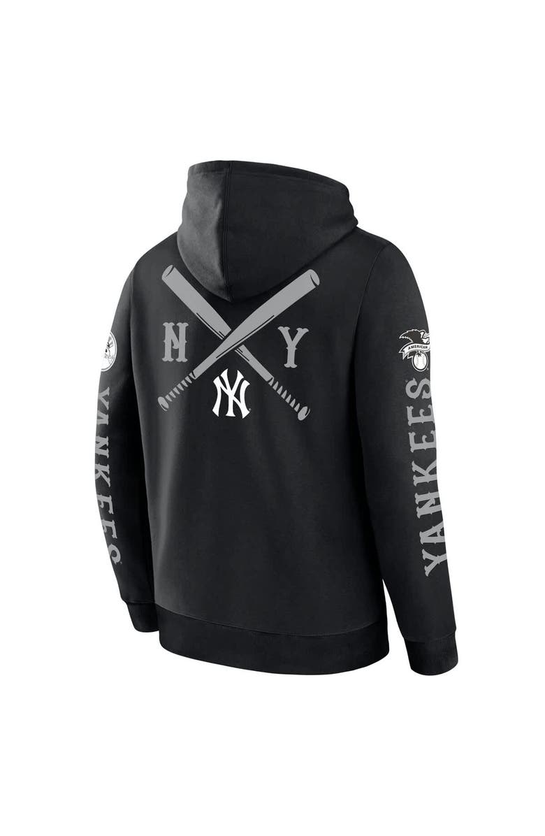 FANATICS Men's Fanatics  Black New York Yankees Big City Legacy Fleece Pullover Hoodie, Alternate, color, 