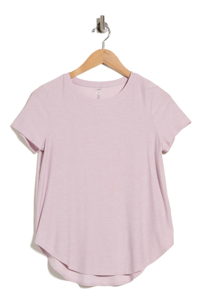 On the Down Low T-Shirt, Alternate, color, BLUSH BLOOMS HEATHER
