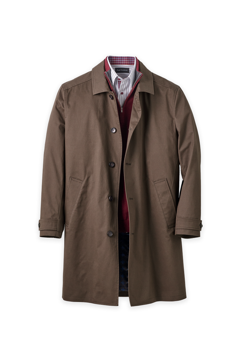 Trench Coat, Main, color, Brown