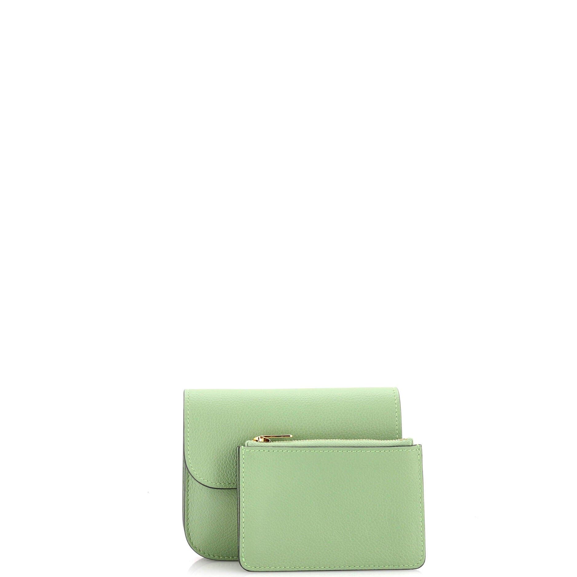 Constance Slim Wallet Evercolor, Alternate, color, Green