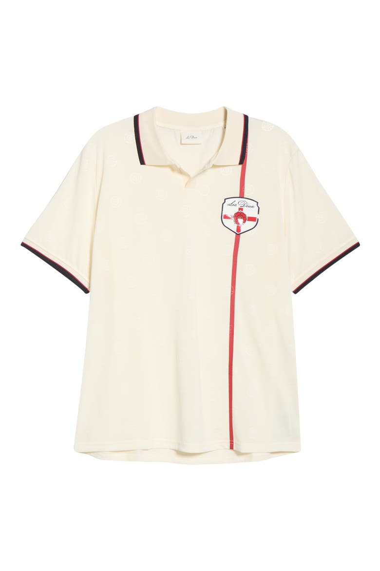 England Johnny Collar Football Jersey, Alternate, color, LIGHT IVORY