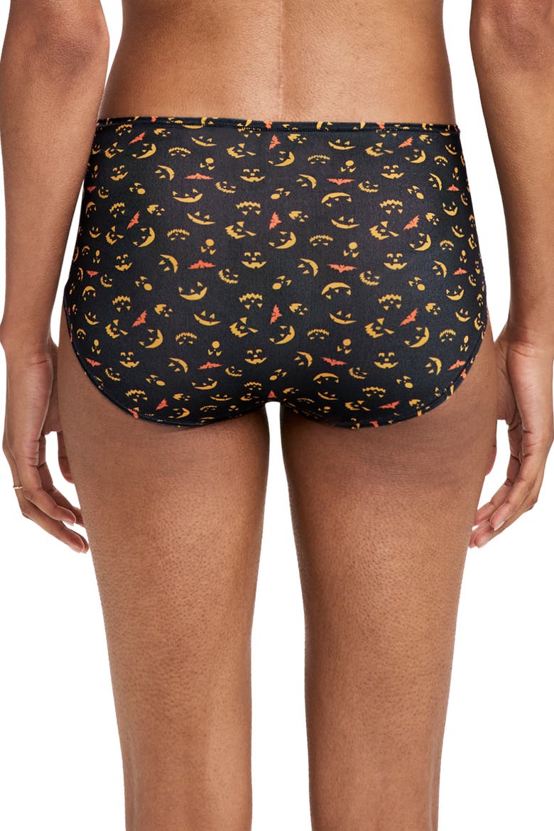 Women's Stretch My Way Brief, Alternate, color, Halloween Toss