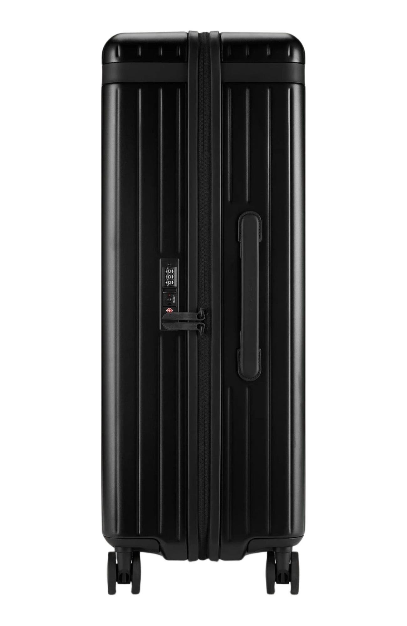 Carl Friedrik The Large Check-in Suitcase, Alternate, color, Black / Black