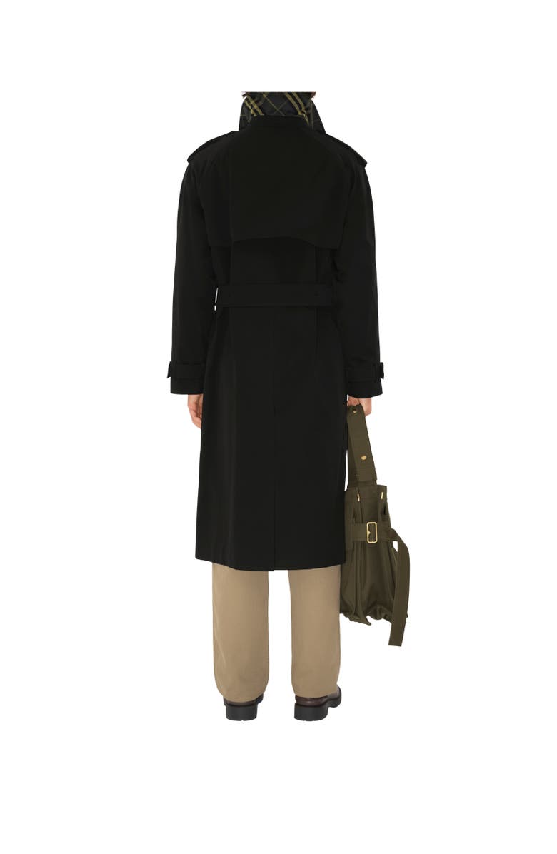 Burberry Long Gabardine Trench Coat, Alternate, color, 