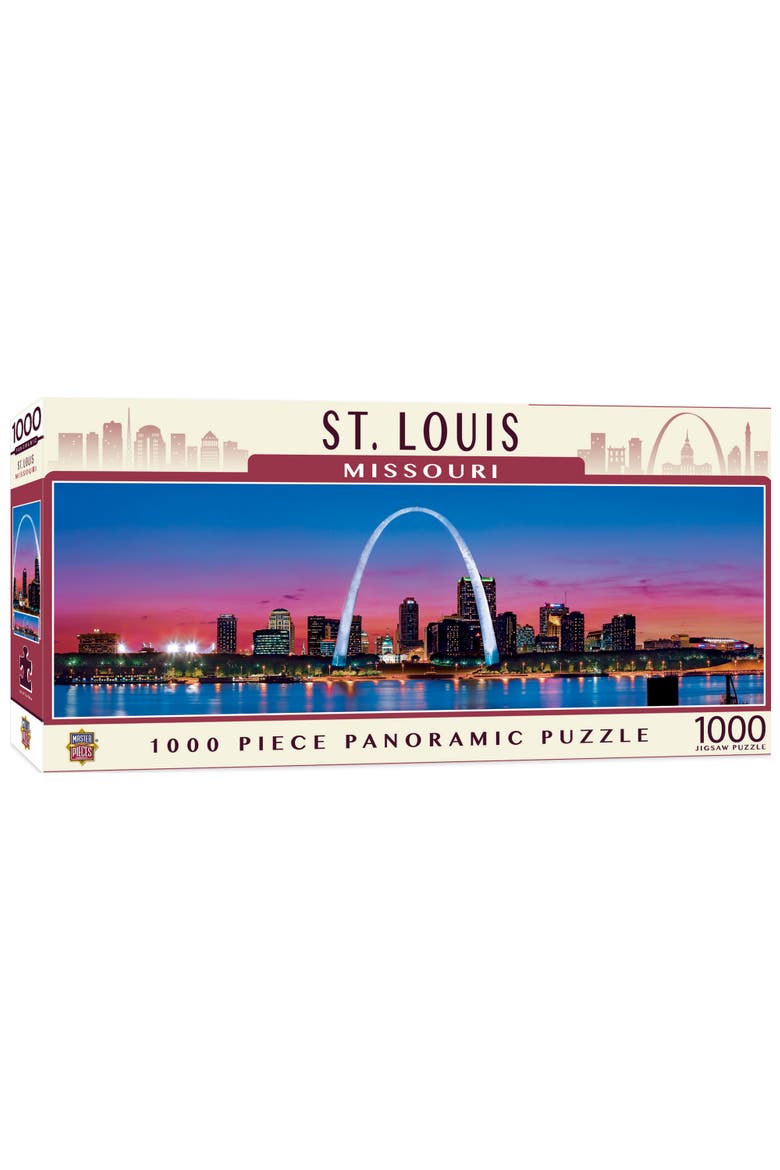 St. Louis 1000pc Panoramic Puzzle, Main, color, Multicolor
