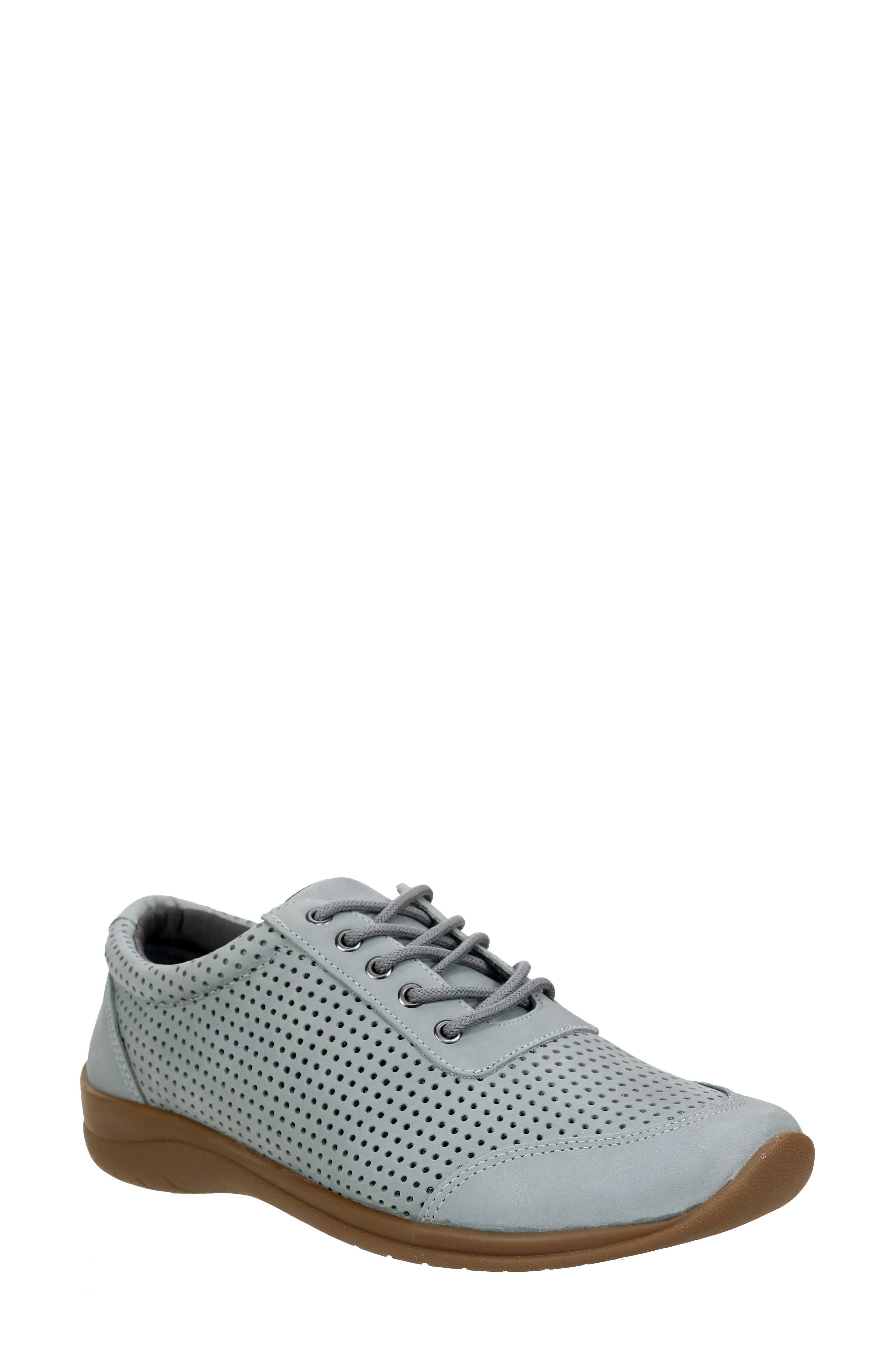 David Tate Suede Perforated Derby - Wide Width Available