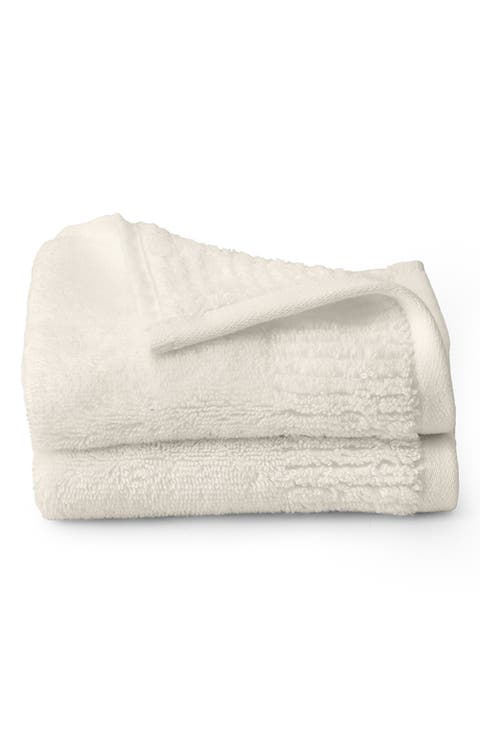 Set of 2 Ultraplush Organic Cotton Washcloths
