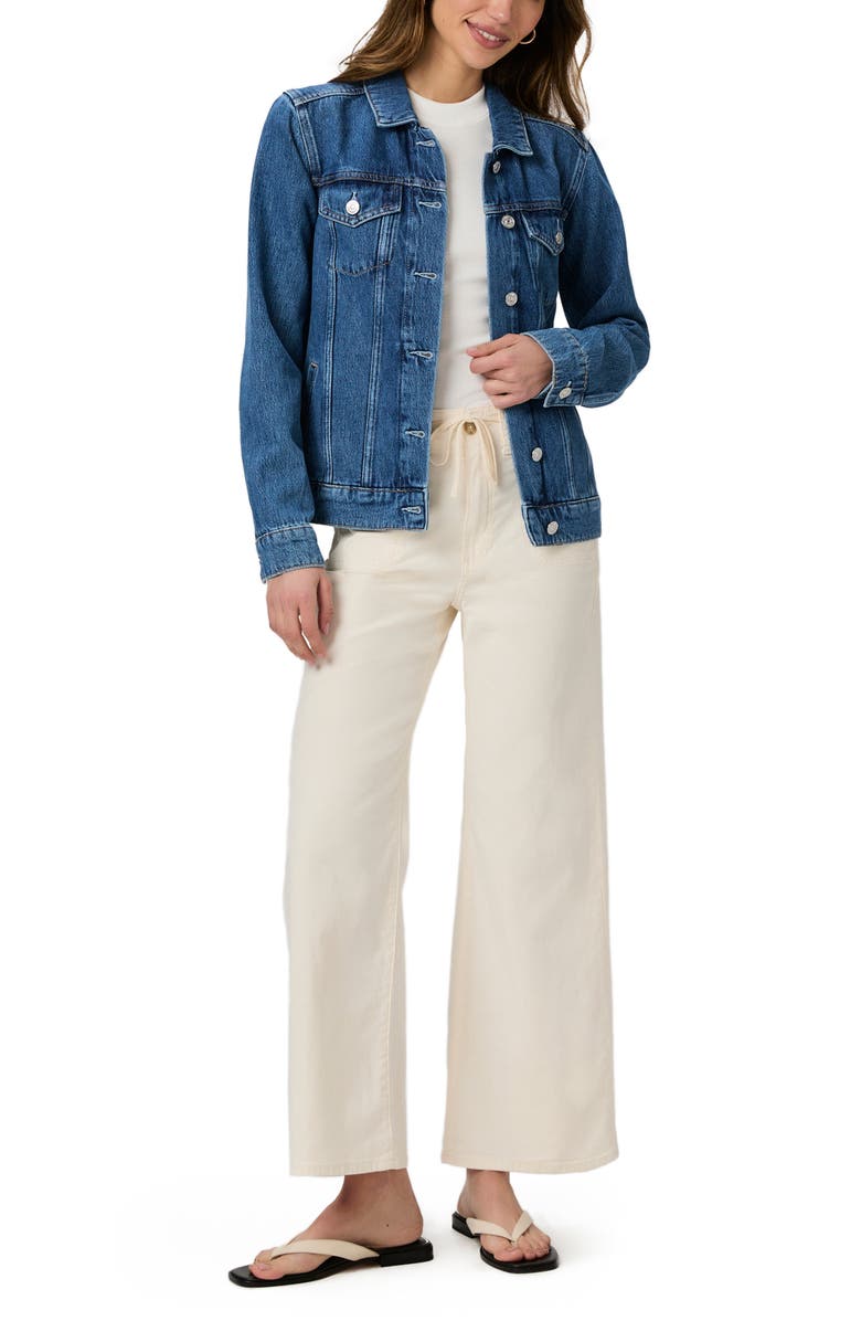 PAIGE Ari Drawstring Wide Leg Pants, Alternate, color, Quartz Sand