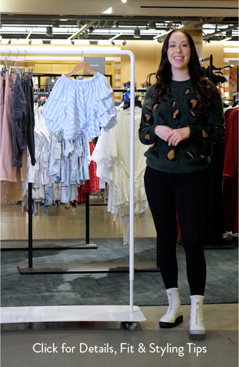 Habitual Ruched Sleeve Stripe Top, sales video thumbnail