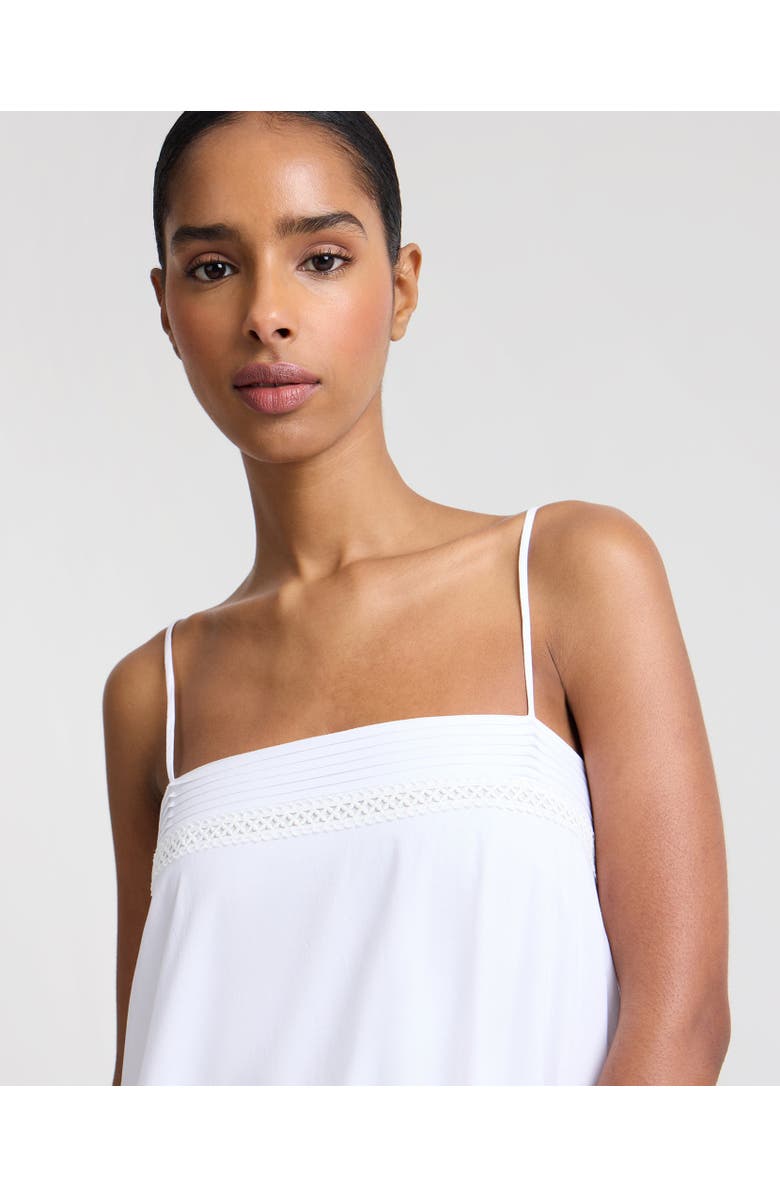 Onia Square Neck Handkerchief Dress, Alternate, color, White